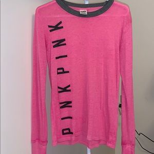 VS pink long sleeve tee
